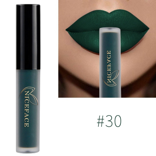Waterproof Brand Nude Matte Liquid Lipstick Red Lip Gloss Moisturizer Nude Mate Lip