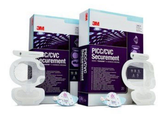 3M 1839-2100 PICC / CVC Securement Device + Tegaderm I.V. Advanced Securement Dressing, Box of 20