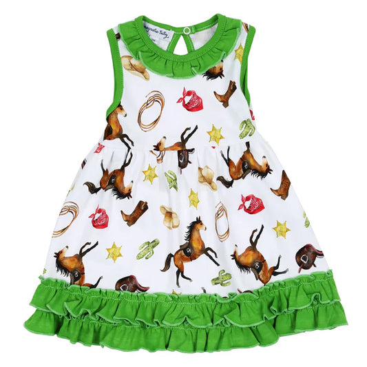 Saddle Up Printed Sleeveless Dress